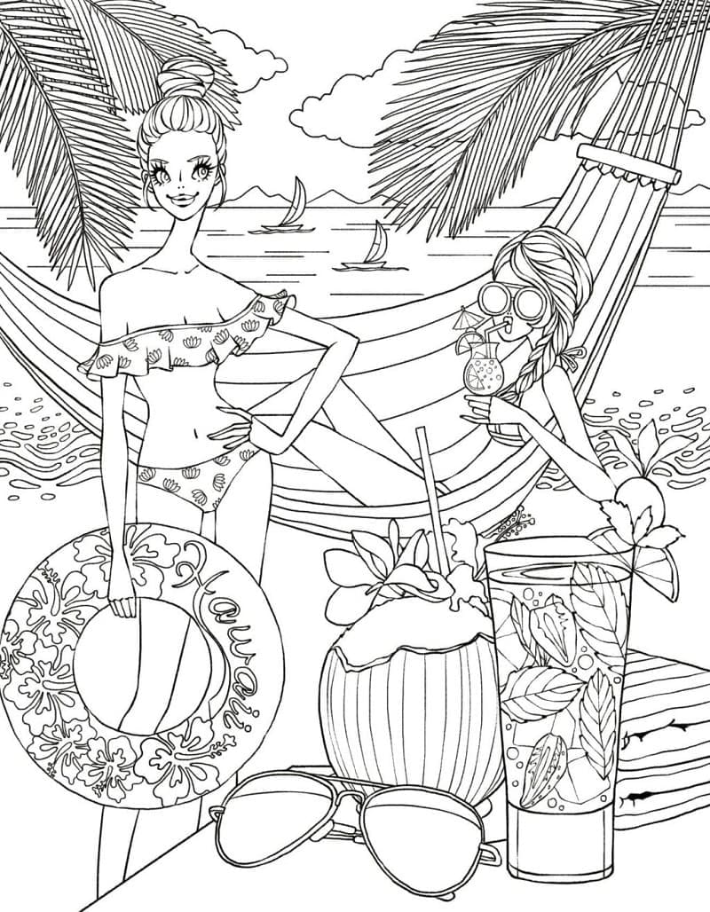 Dibujo gratuito Playa #191867 de la coleccion Naturaleza y Estaciones para imprimir