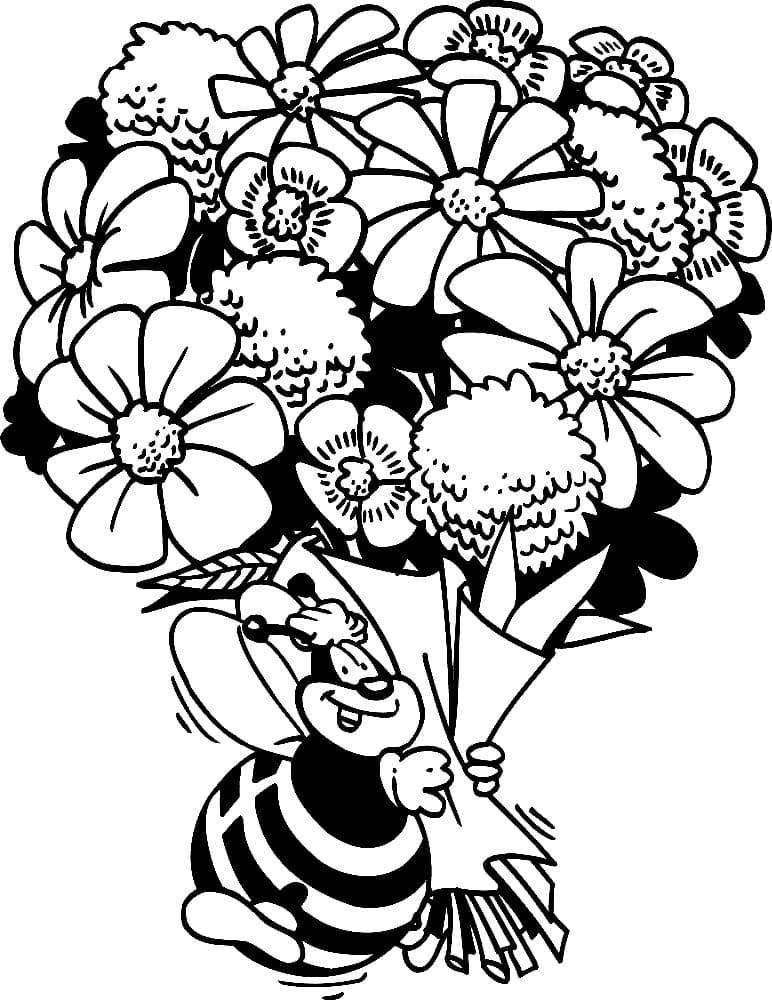 Dibujo gratuito Ramo de Flores #195626 de la coleccion Naturaleza y Estaciones para imprimir