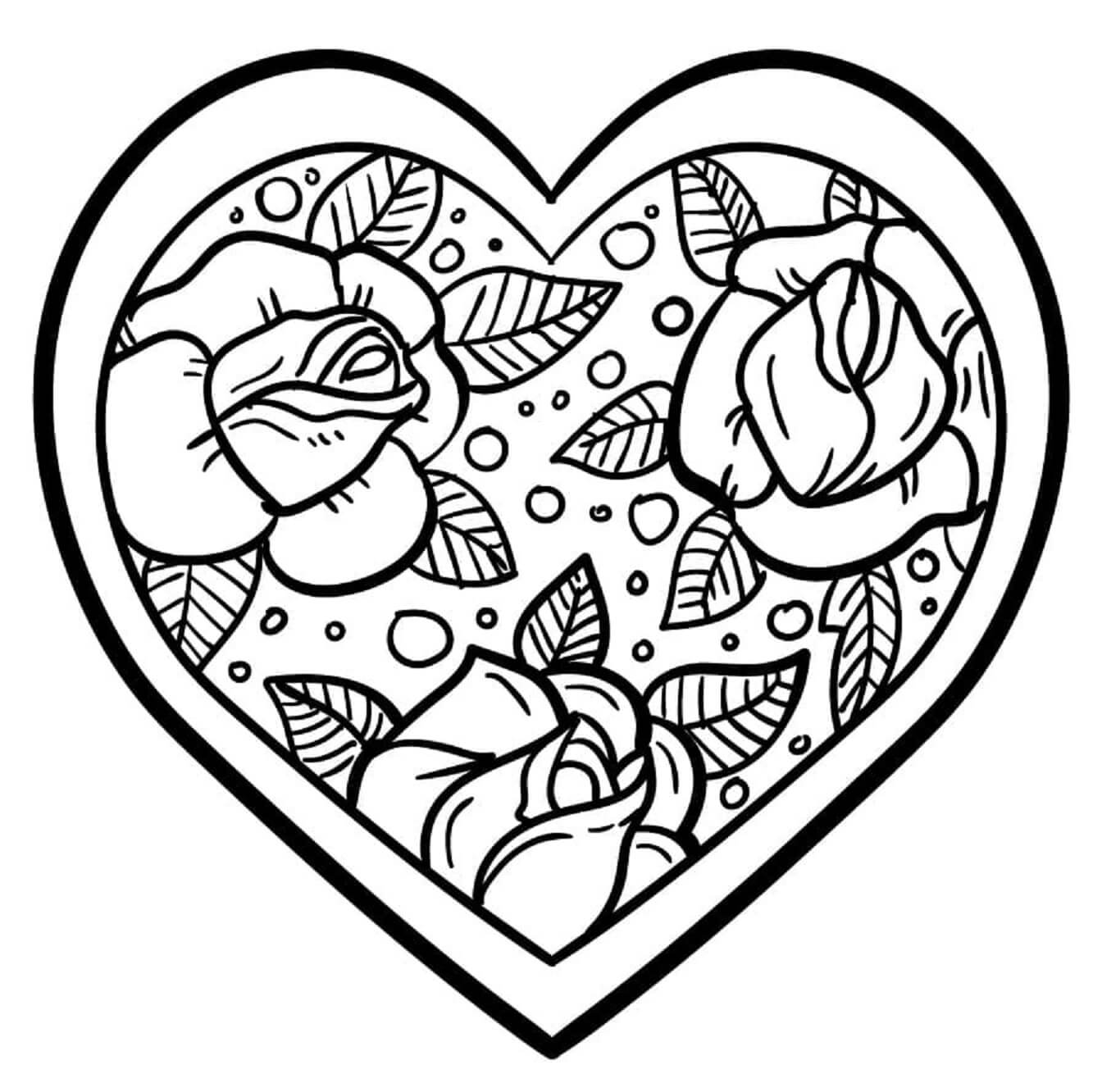 Dibujo gratuito Rosas #176487 de la coleccion Naturaleza y Estaciones para imprimir Dibujo gratuito Rosas #176487 de la coleccion Naturaleza y Estaciones para imprimir
