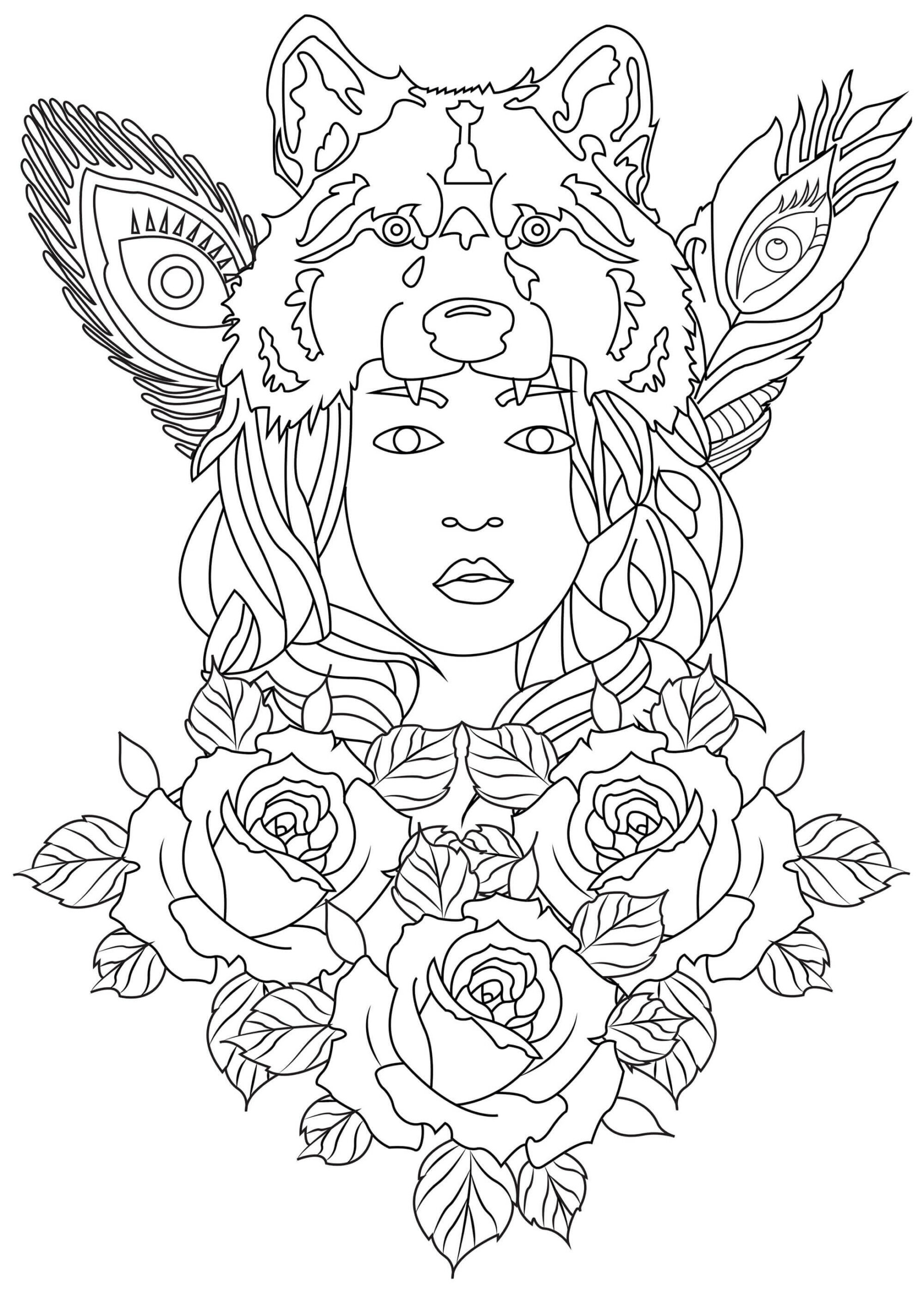 Dibujo gratuito Rosas #176501 de la coleccion Naturaleza y Estaciones para imprimir
