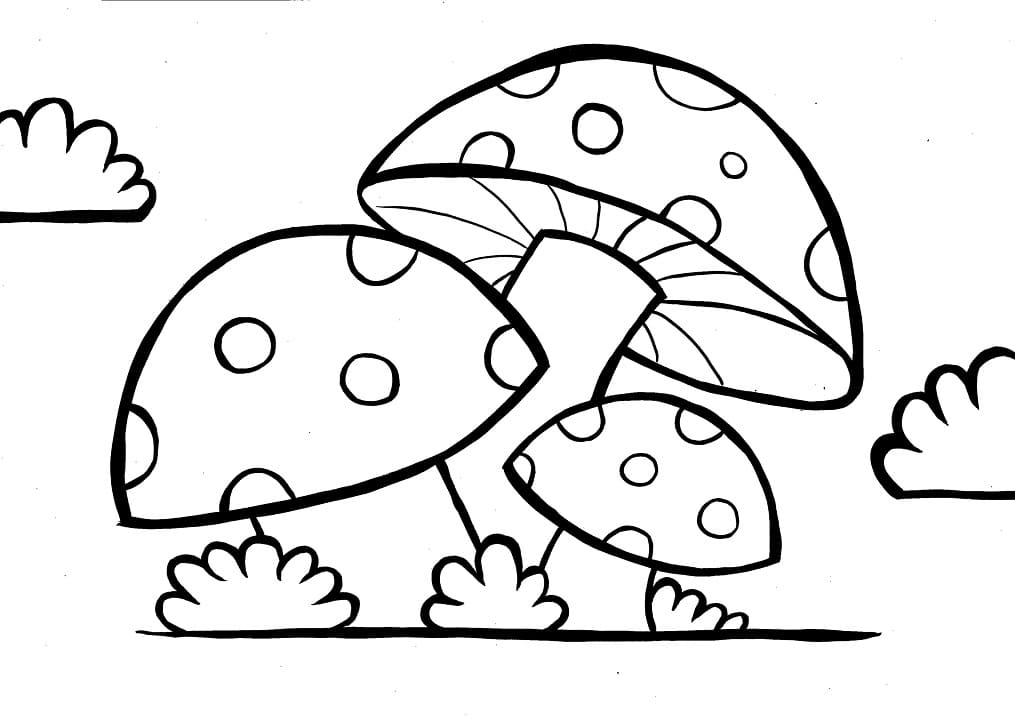Dibujo gratuito Seta #174112 de la coleccion Naturaleza y Estaciones para imprimir