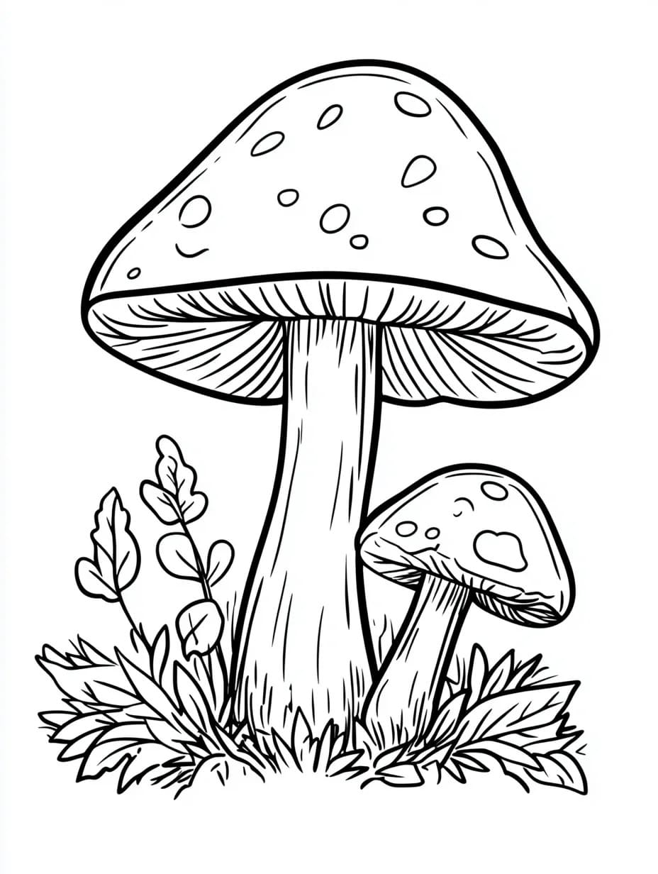 Dibujo gratuito Seta #217410 de la coleccion Naturaleza y Estaciones para imprimir