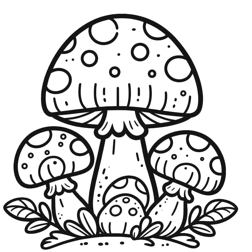 Dibujo gratuito Seta #217418 de la coleccion Naturaleza y Estaciones para imprimir