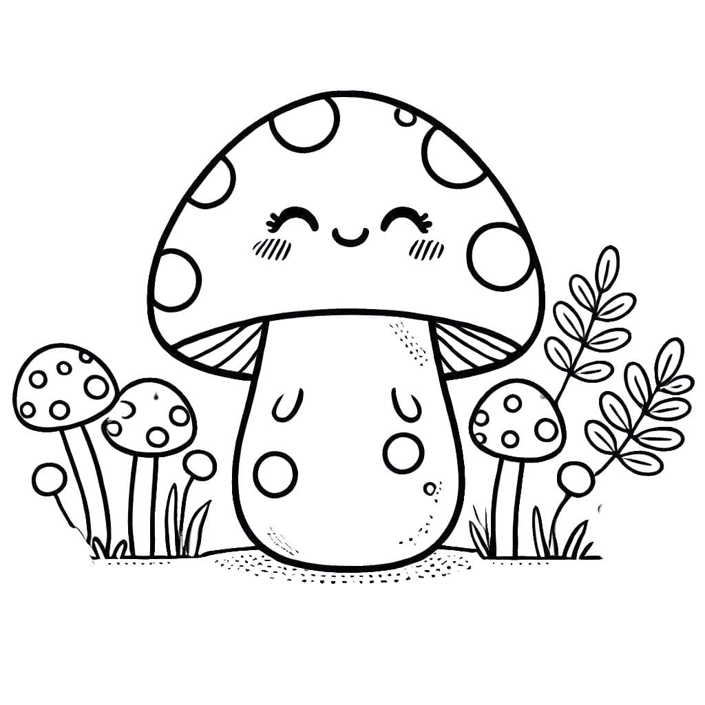 Dibujo gratuito Seta #217423 de la coleccion Naturaleza y Estaciones para imprimir