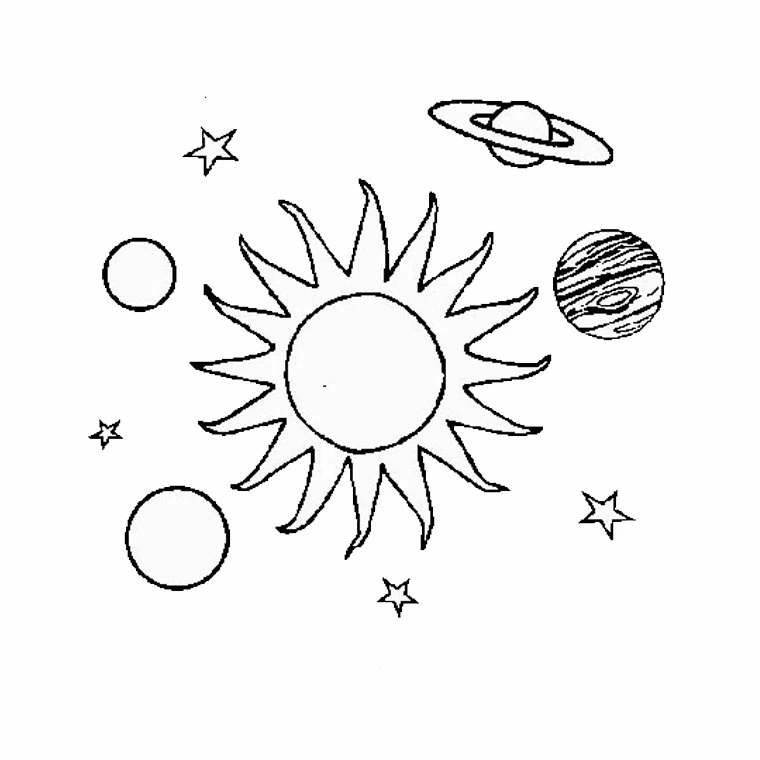 Dibujo para colorear: Sol (Naturaleza y Estaciones) #158173 - Dibujos para Colorear e Imprimir Gratis