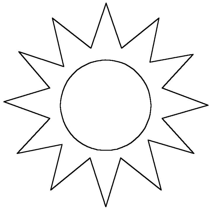 Dibujo gratuito Sol #172431 de la coleccion Naturaleza y Estaciones para imprimir Dibujo gratuito Sol #172431 de la coleccion Naturaleza y Estaciones para imprimir