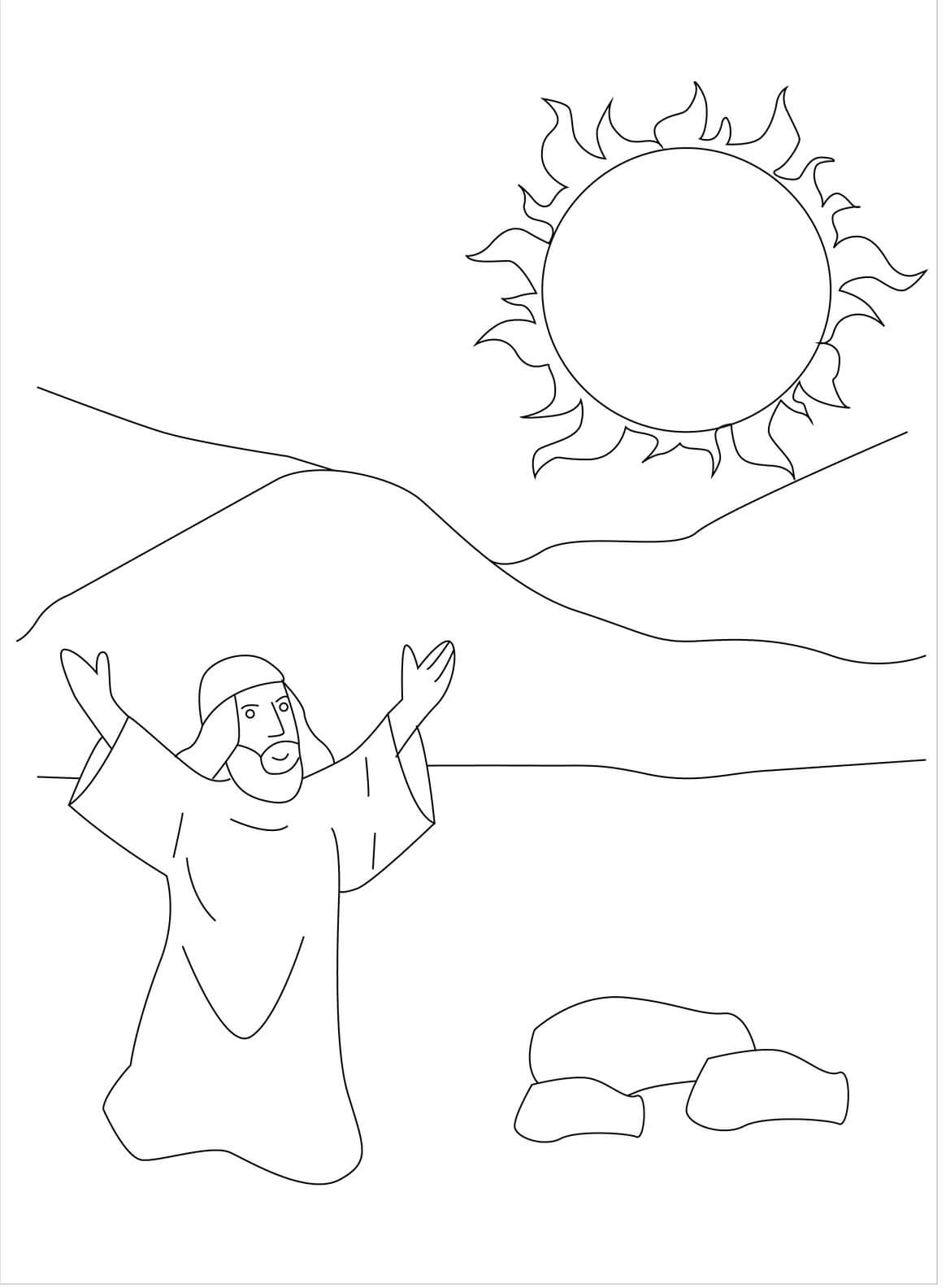 Dibujo gratuito Sol #172456 de la coleccion Naturaleza y Estaciones para imprimir