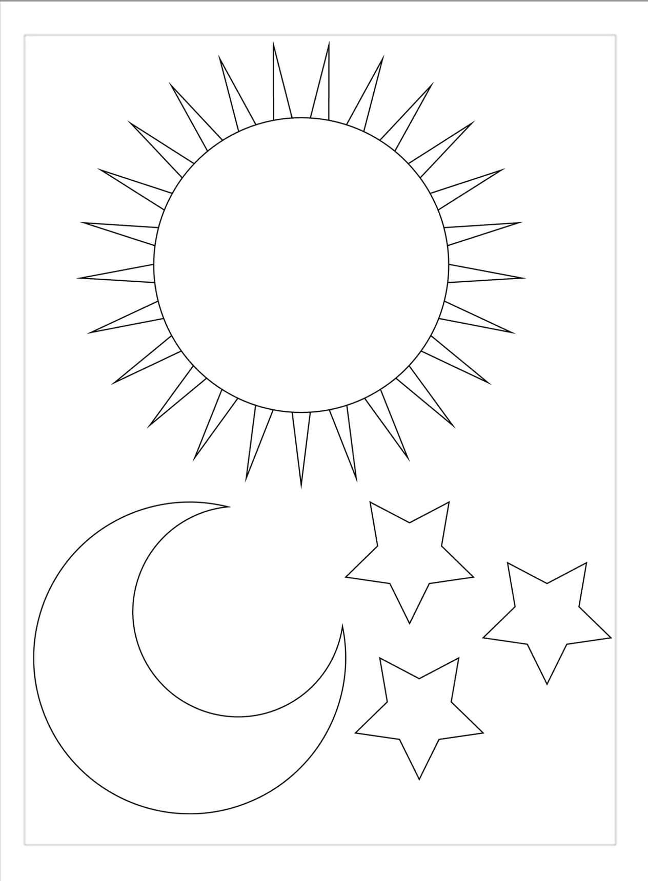 Dibujo gratuito Sol #172470 de la coleccion Naturaleza y Estaciones para imprimir