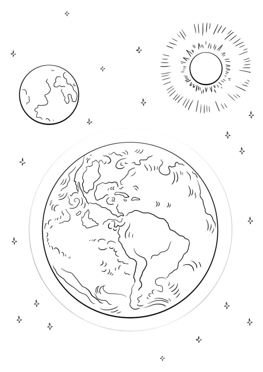 Dibujo gratuito Sol #172478 de la coleccion Naturaleza y Estaciones para imprimir