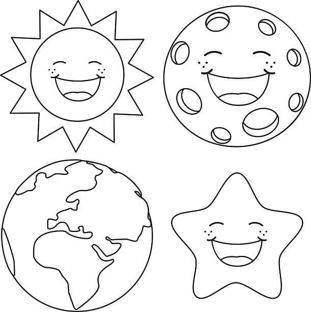 Dibujo gratuito Sol #172479 de la coleccion Naturaleza y Estaciones para imprimir