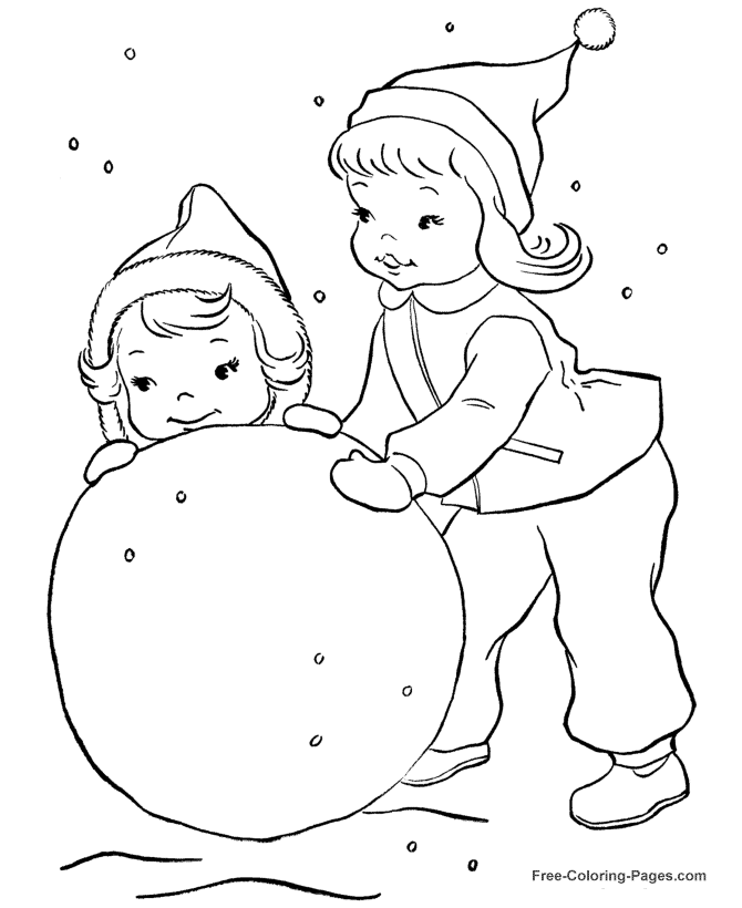 Dibujo gratuito Temporada de Invierno #164423 de la coleccion Naturaleza y Estaciones para imprimir