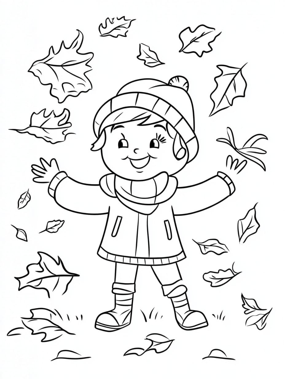 Dibujo gratuito Temporada de Otoño #218735 de la coleccion Naturaleza y Estaciones para imprimir
