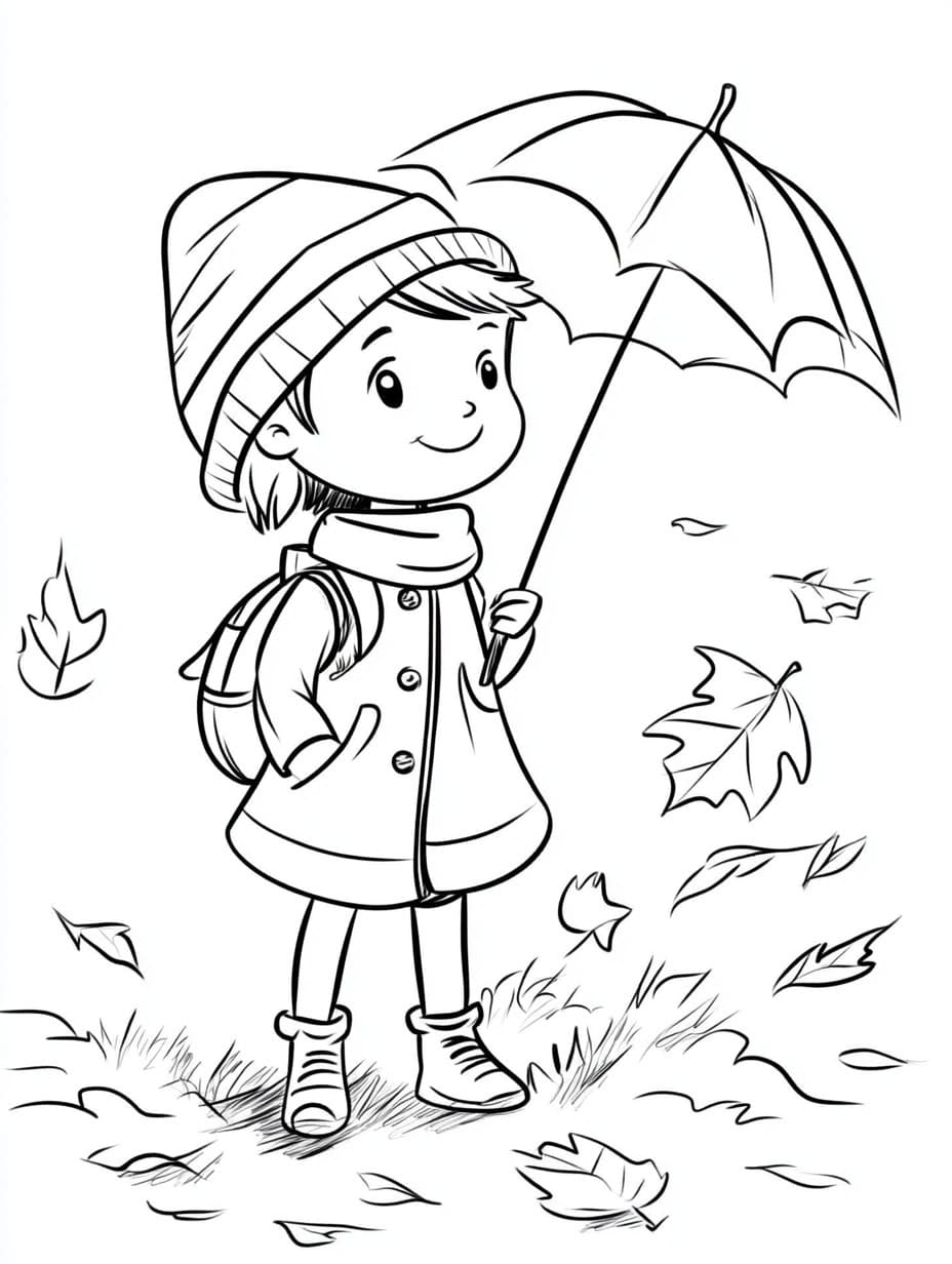 Dibujo gratuito Temporada de Otoño #218750 de la coleccion Naturaleza y Estaciones para imprimir