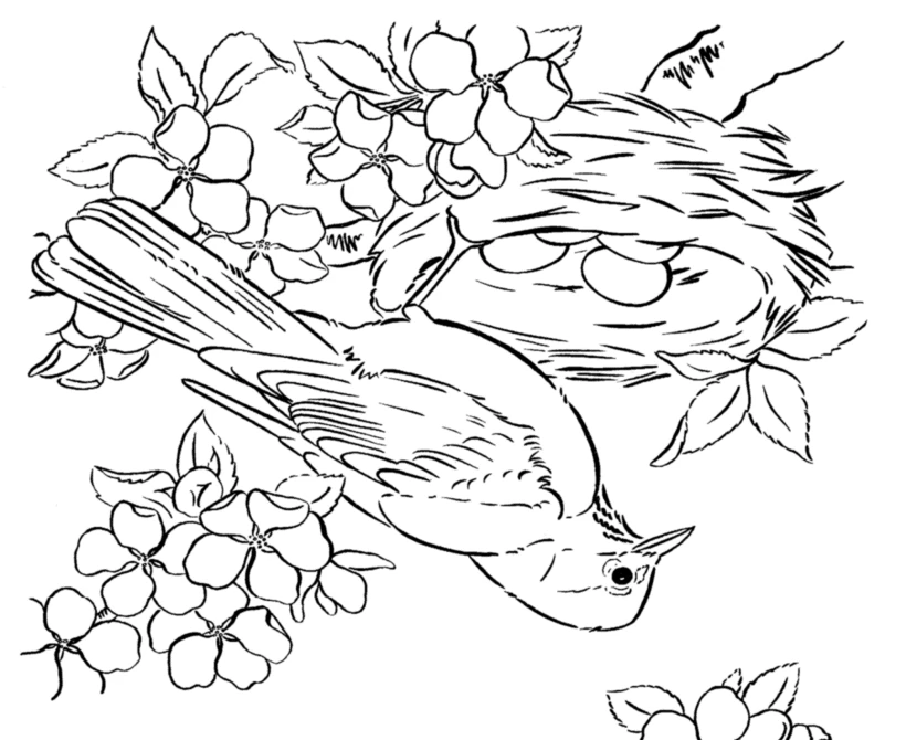 Dibujo gratuito Temporada de Primavera #164821 de la coleccion Naturaleza y Estaciones para imprimir
