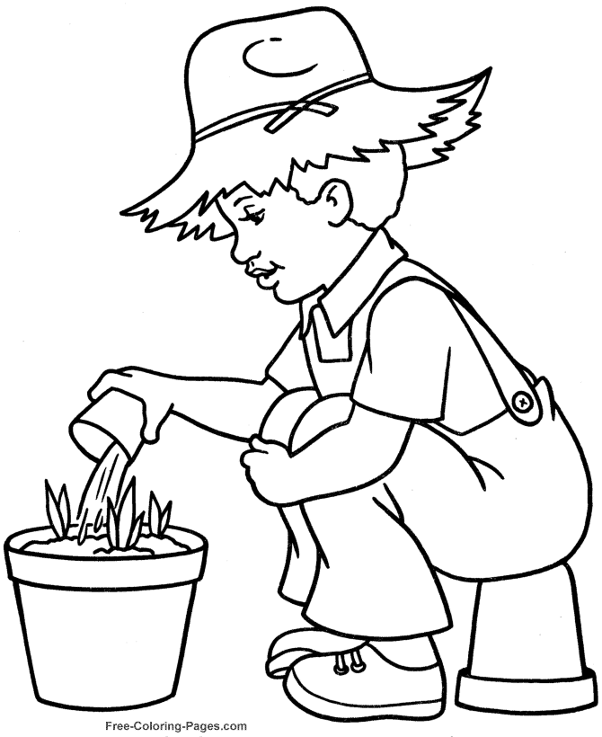 Dibujo gratuito Temporada de Primavera #164885 de la coleccion Naturaleza y Estaciones para imprimir