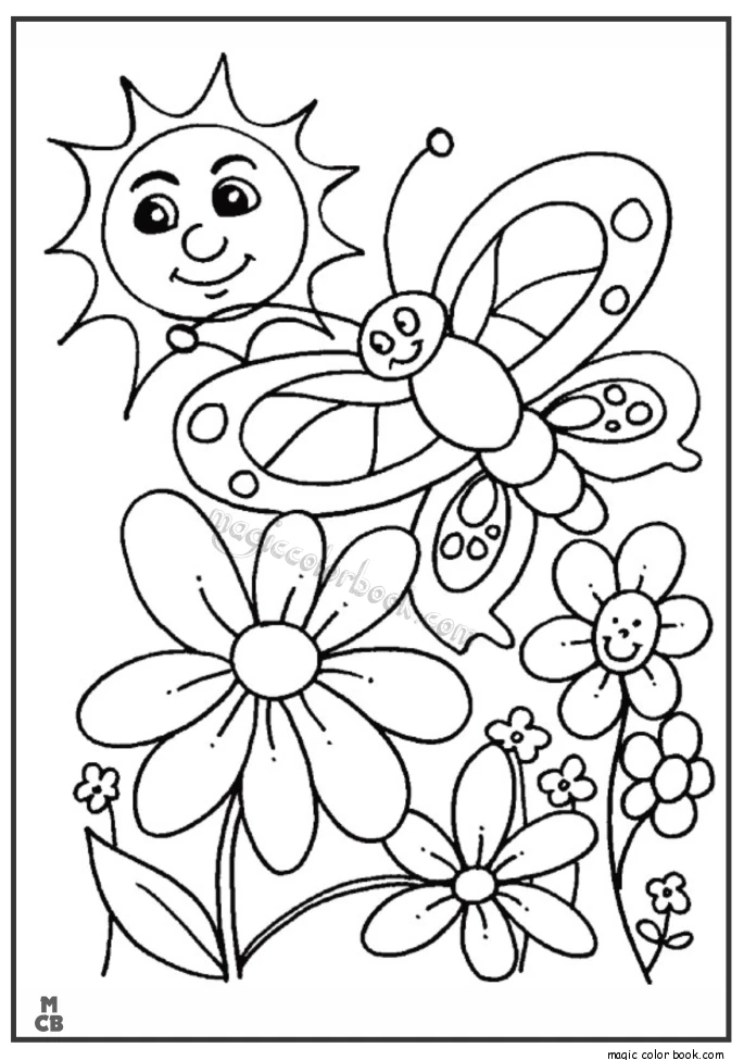 Dibujo gratuito Temporada de Primavera #164984 de la coleccion Naturaleza y Estaciones para imprimir