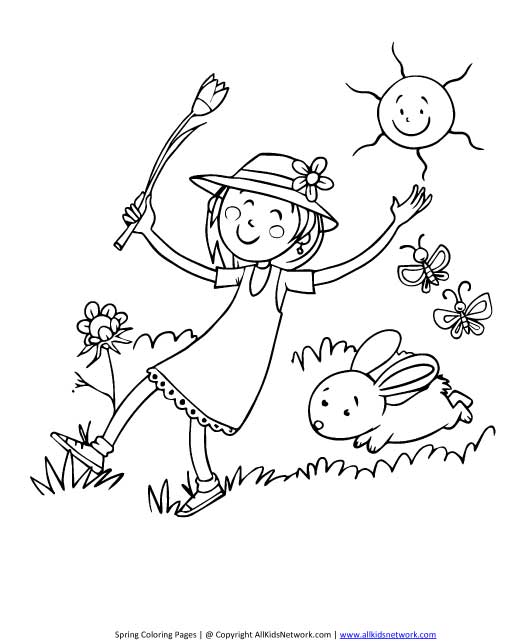 Dibujo gratuito Temporada de Primavera #165072 de la coleccion Naturaleza y Estaciones para imprimir