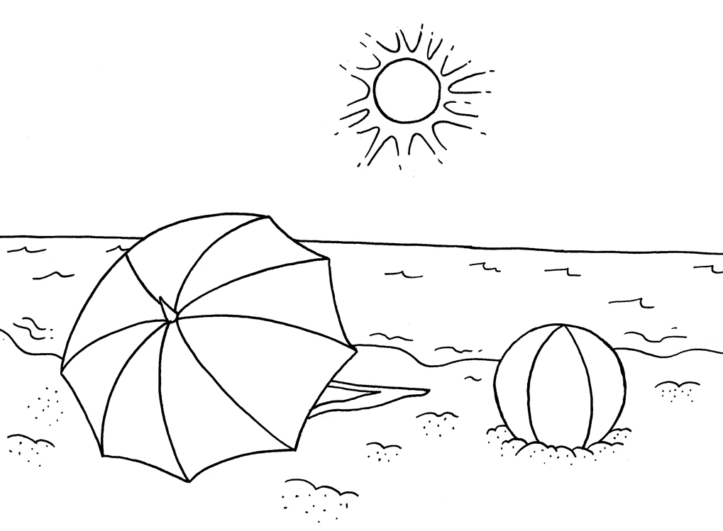 Dibujo gratuito Verano #165243 de la coleccion Naturaleza y Estaciones para imprimir