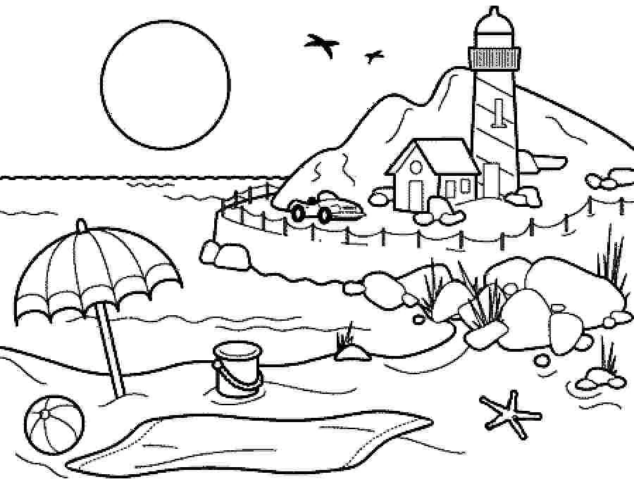 Dibujo gratuito Verano #165390 de la coleccion Naturaleza y Estaciones para imprimir