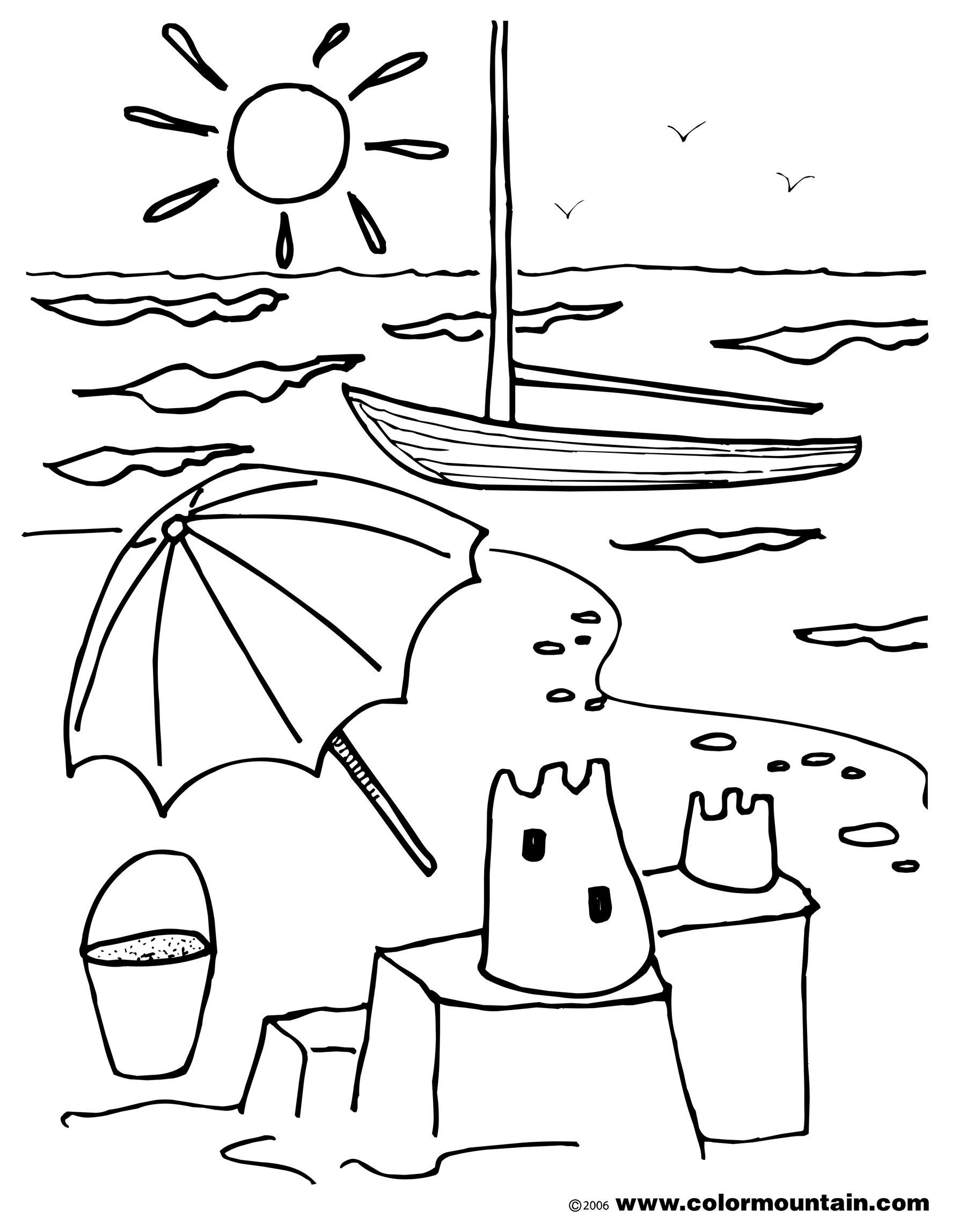 Dibujo gratuito Verano #165442 de la coleccion Naturaleza y Estaciones para imprimir
