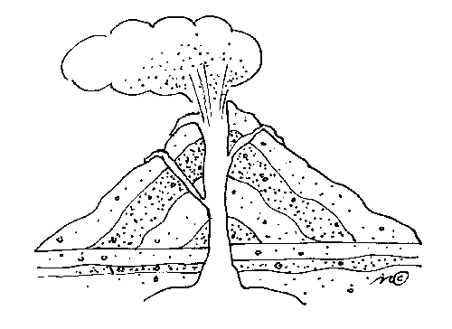 Dibujo gratuito Volcán #166571 de la coleccion Naturaleza y Estaciones para imprimir Dibujo gratuito Volcán #166571 de la coleccion Naturaleza y Estaciones para imprimir