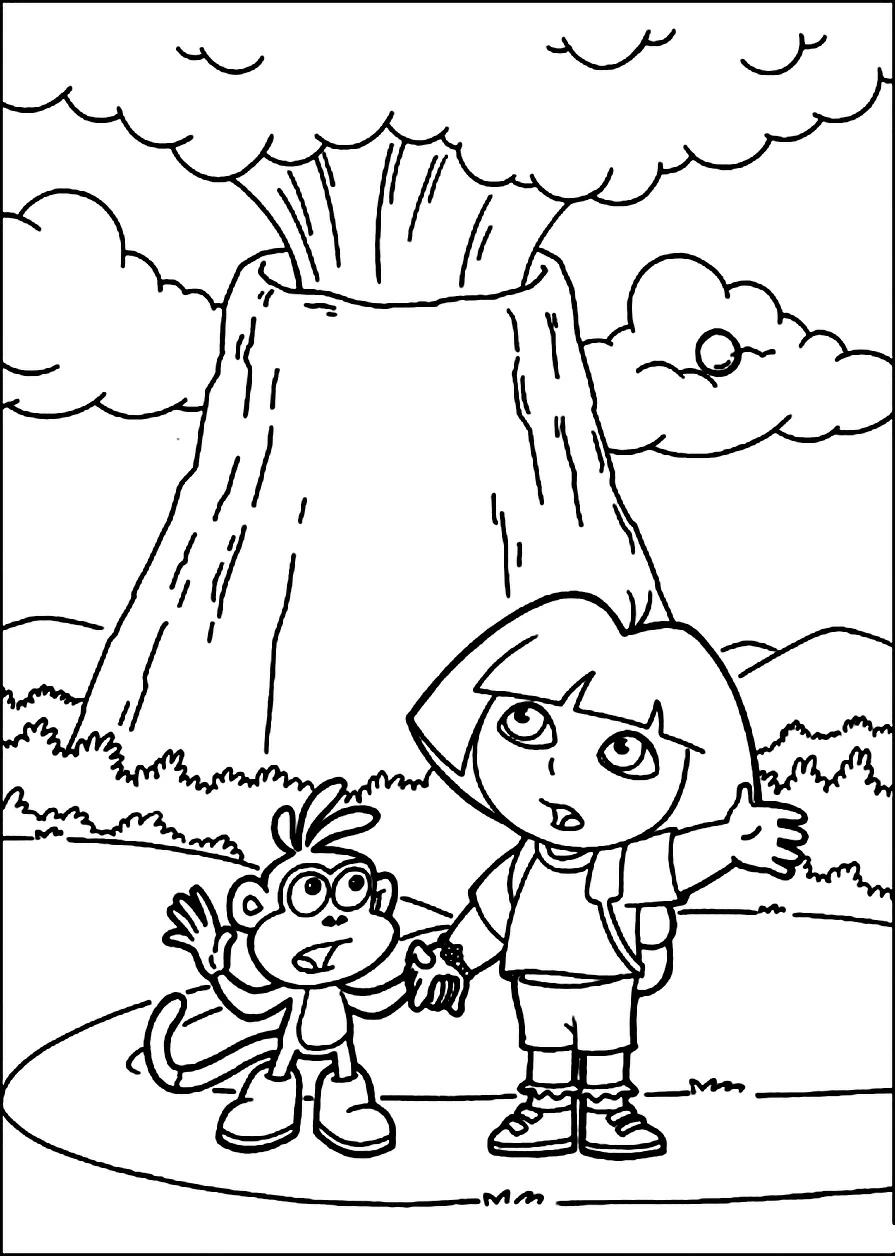Dibujo gratuito Volcán #166585 de la coleccion Naturaleza y Estaciones para imprimir Dibujo gratuito Volcán #166585 de la coleccion Naturaleza y Estaciones para imprimir