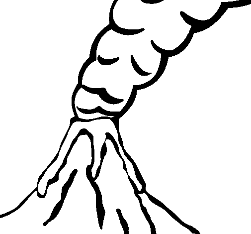 Dibujo gratuito Volcán #166603 de la coleccion Naturaleza y Estaciones para imprimir