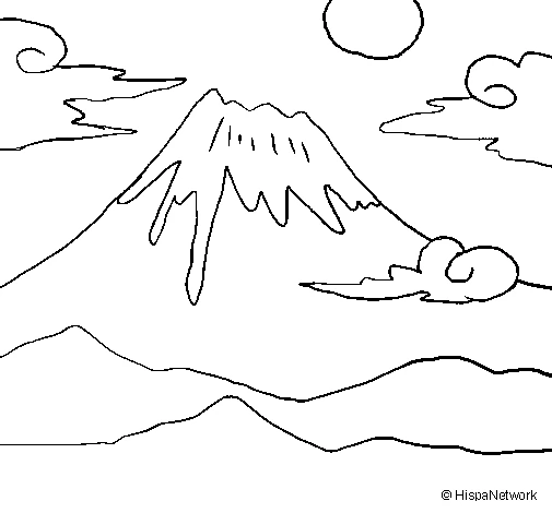 Dibujo gratuito Volcán #166764 de la coleccion Naturaleza y Estaciones para imprimir Dibujo gratuito Volcán #166764 de la coleccion Naturaleza y Estaciones para imprimir