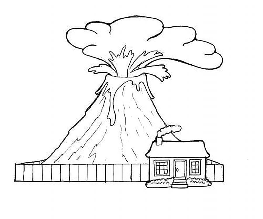 Dibujo gratuito Volcán #178074 de la coleccion Naturaleza y Estaciones para imprimir Dibujo gratuito Volcán #178074 de la coleccion Naturaleza y Estaciones para imprimir