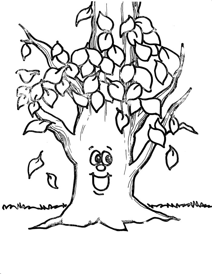 Dibujo para colorear: Árbol (Naturaleza) #154716 - Dibujos para Colorear e Imprimir Gratis