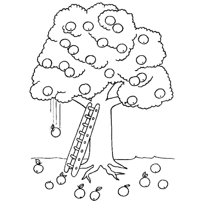 Dibujo para colorear: Árbol (Naturaleza) #154718 - Dibujos para Colorear e Imprimir Gratis