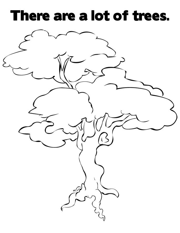 Dibujo para colorear: Árbol (Naturaleza) #154745 - Dibujos para Colorear e Imprimir Gratis