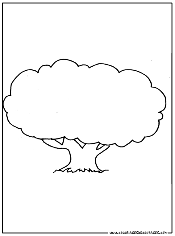 Dibujo para colorear: Árbol (Naturaleza) #154782 - Dibujos para Colorear e Imprimir Gratis