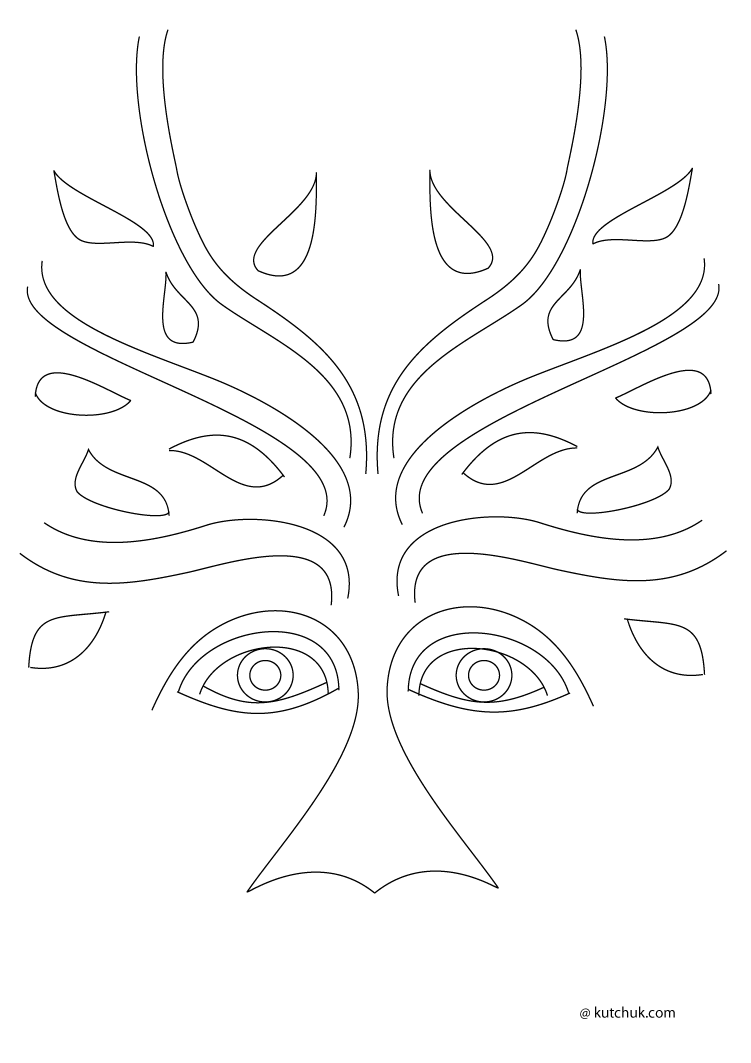 Dibujo para colorear: Árbol (Naturaleza) #154823 - Dibujos para Colorear e Imprimir Gratis