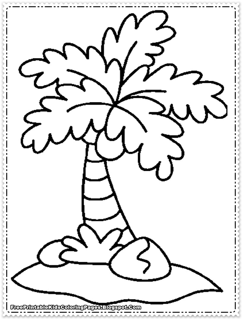 Dibujo para colorear: Árbol (Naturaleza) #154870 - Dibujos para Colorear e Imprimir Gratis