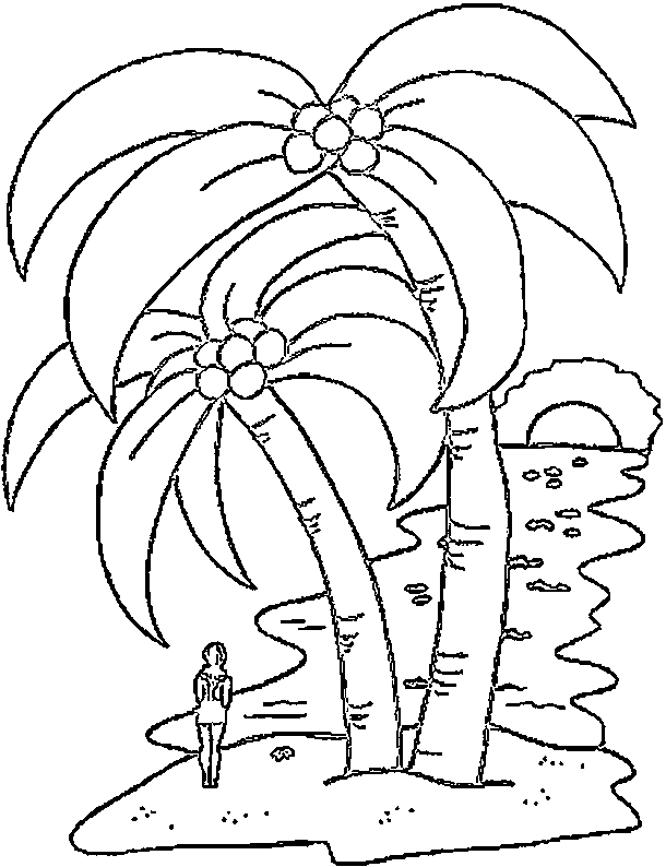 Dibujo para colorear: Árbol (Naturaleza) #154916 - Dibujos para Colorear e Imprimir Gratis