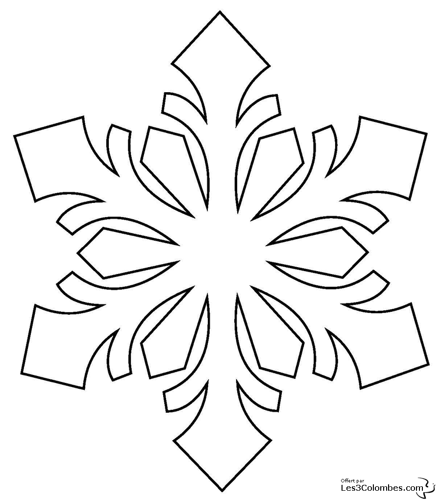 Seguir búnker Avanzar Dibujos de Copo de nieve #160454 (Naturaleza) para colorear – Páginas  imprimibles gratis