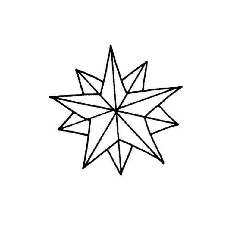 Dibujo para colorear: Estrella (Naturaleza) #155874 - Dibujos para Colorear e Imprimir Gratis