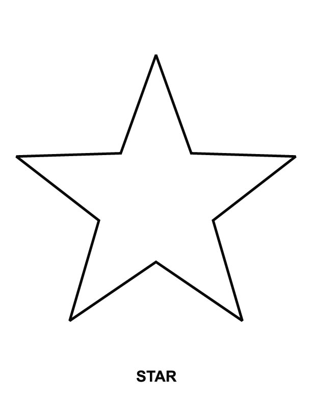 Dibujo para colorear: Estrella (Naturaleza) #155881 - Dibujos para Colorear e Imprimir Gratis