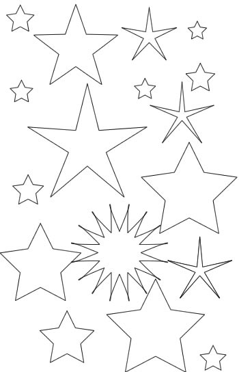 Dibujo para colorear: Estrella (Naturaleza) #155882 - Dibujos para Colorear e Imprimir Gratis