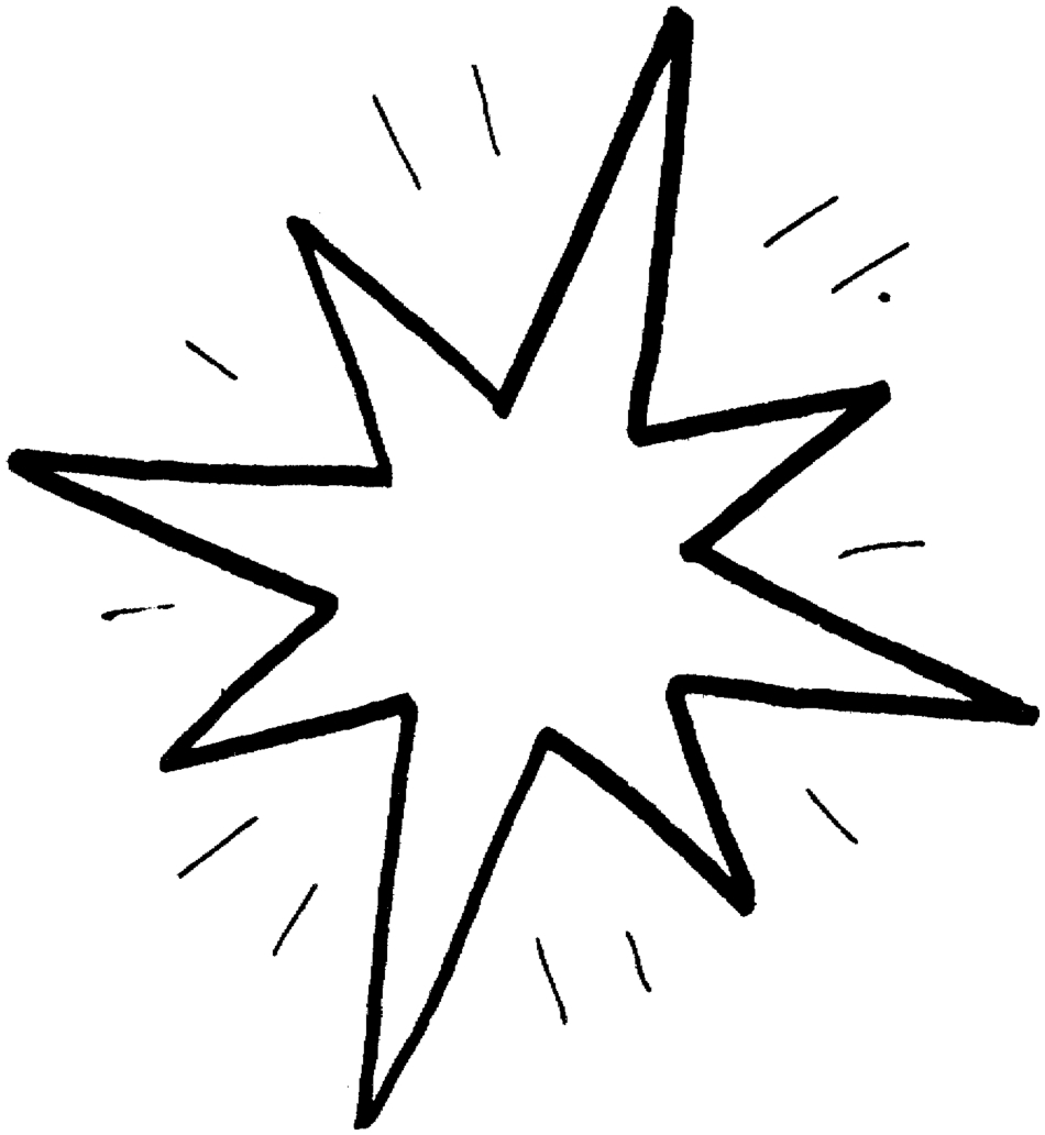 Dibujo para colorear: Estrella (Naturaleza) #155899 - Dibujos para Colorear e Imprimir Gratis