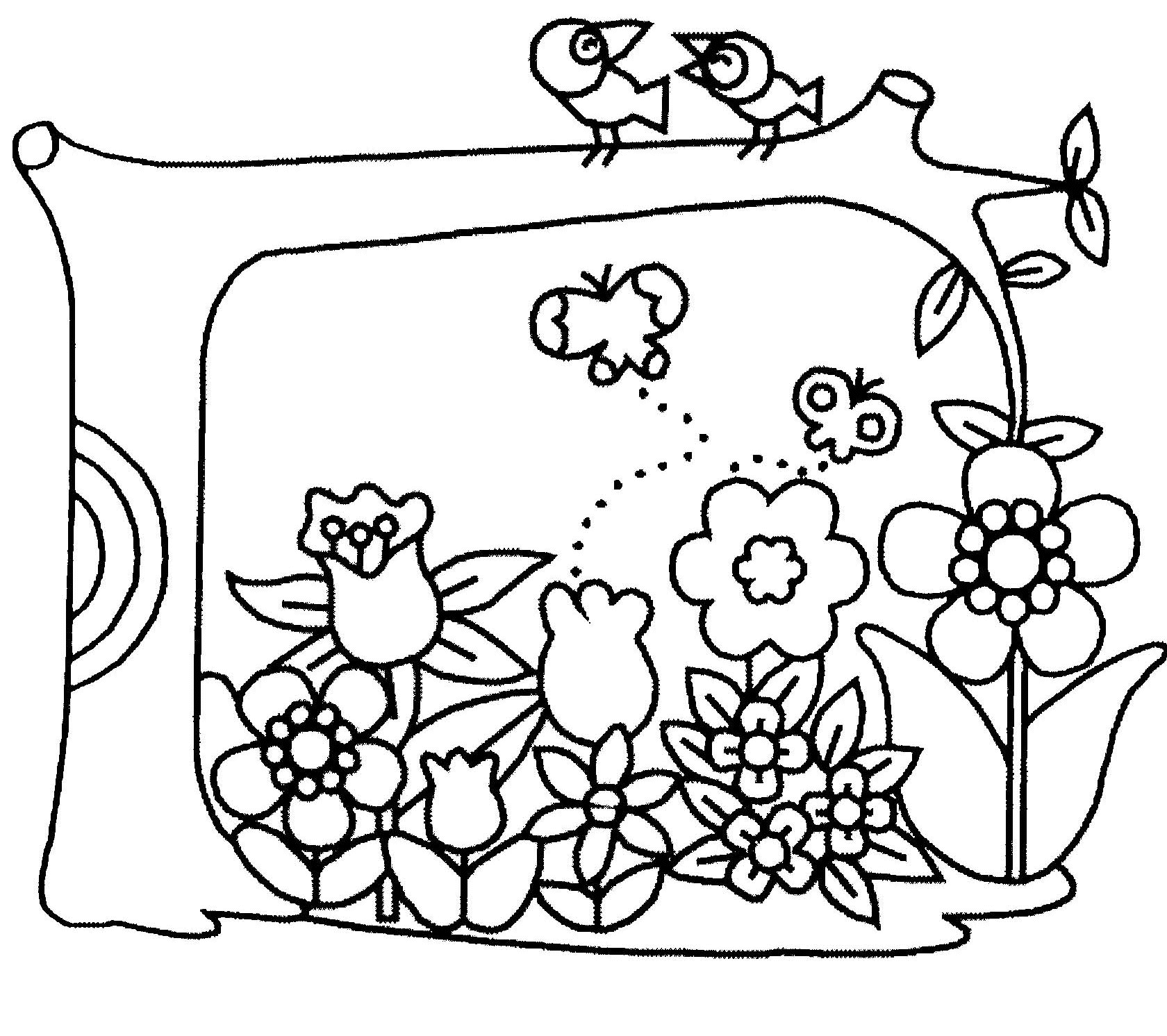 Dibujo para colorear: Flores (Naturaleza) #155013 - Dibujos para Colorear e Imprimir Gratis