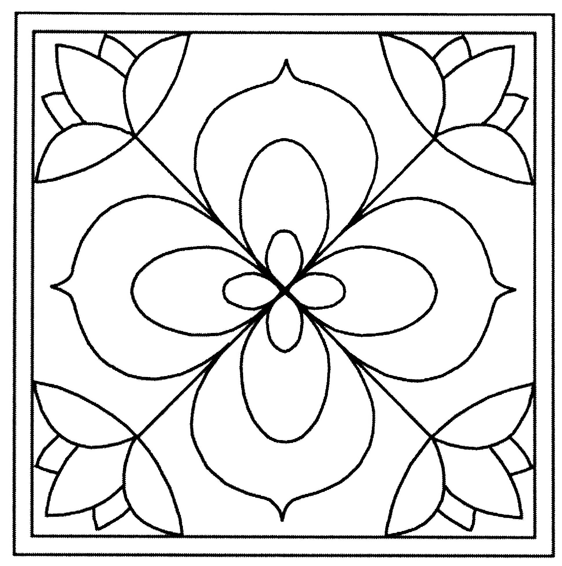 Dibujo para colorear: Flores (Naturaleza) #155022 - Dibujos para Colorear e Imprimir Gratis