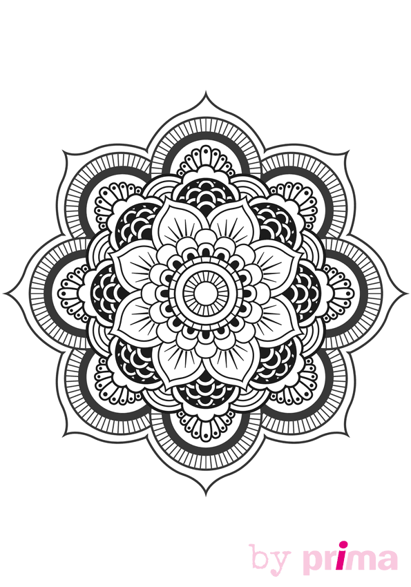 Dibujo para colorear: Flores (Naturaleza) #155067 - Dibujos para Colorear e Imprimir Gratis