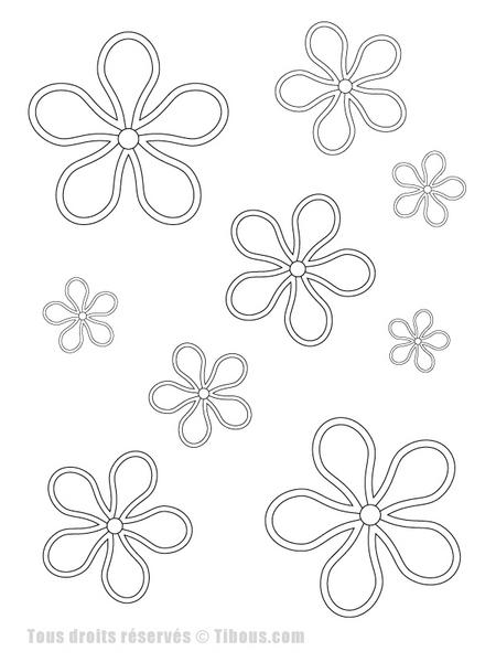 Dibujo para colorear: Flores (Naturaleza) #155069 - Dibujos para Colorear e Imprimir Gratis