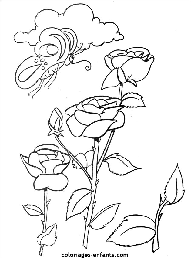 Dibujo para colorear: Flores (Naturaleza) #155070 - Dibujos para Colorear e Imprimir Gratis