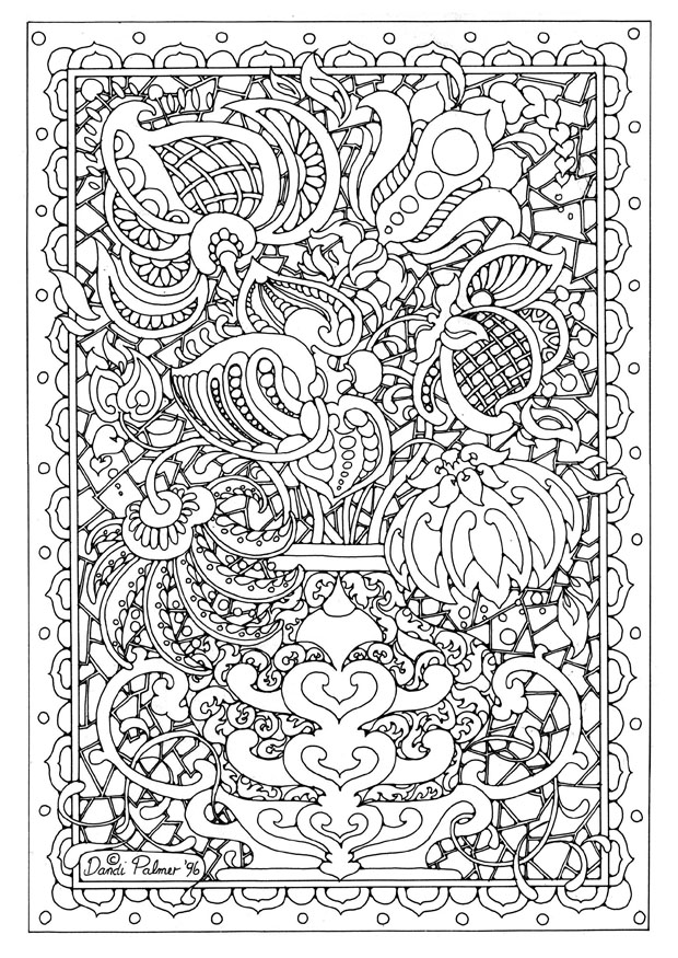 Dibujo para colorear: Flores (Naturaleza) #155092 - Dibujos para Colorear e Imprimir Gratis