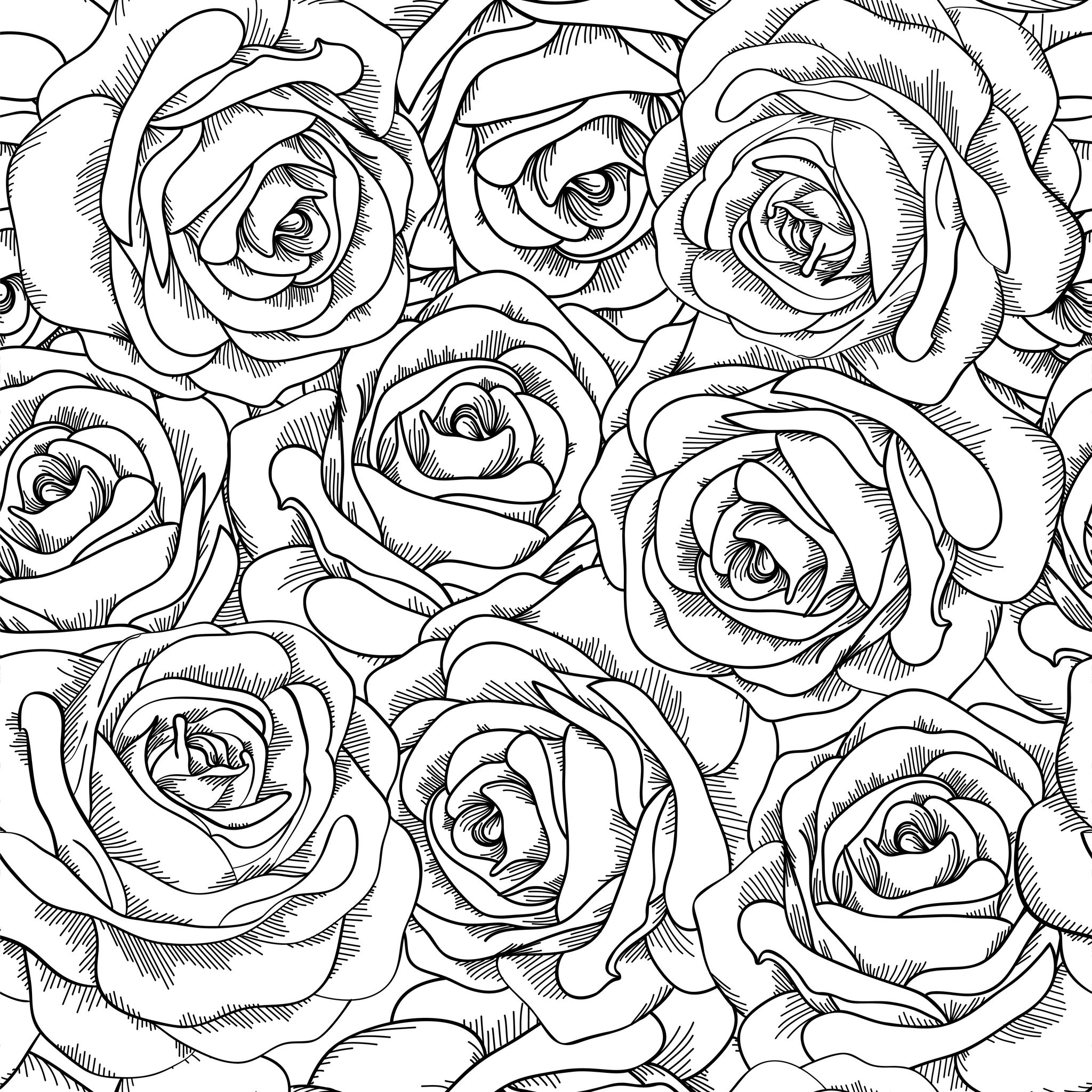 Dibujo para colorear: Flores (Naturaleza) #155153 - Dibujos para Colorear e Imprimir Gratis