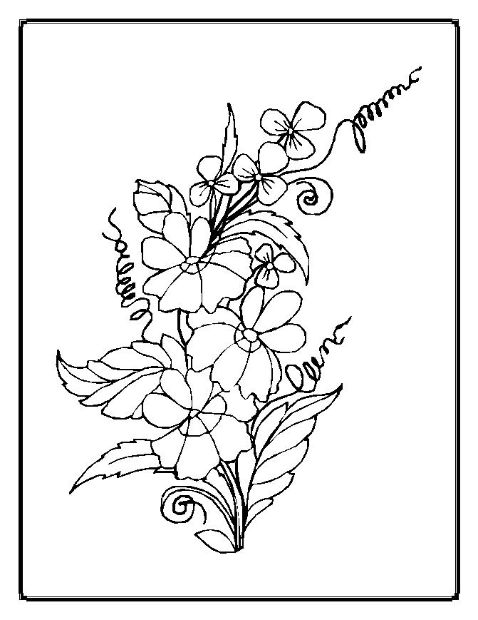 Dibujo para colorear: Flores (Naturaleza) #155183 - Dibujos para Colorear e Imprimir Gratis