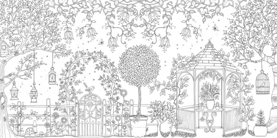 Dibujo para colorear: Jardín (Naturaleza) #166354 - Dibujos para Colorear e Imprimir Gratis